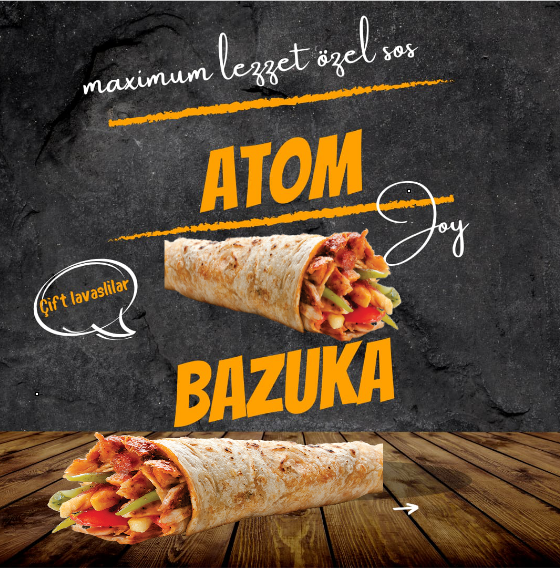 JOY DÖNER ATOM VE BAZUKA DÜRÜM